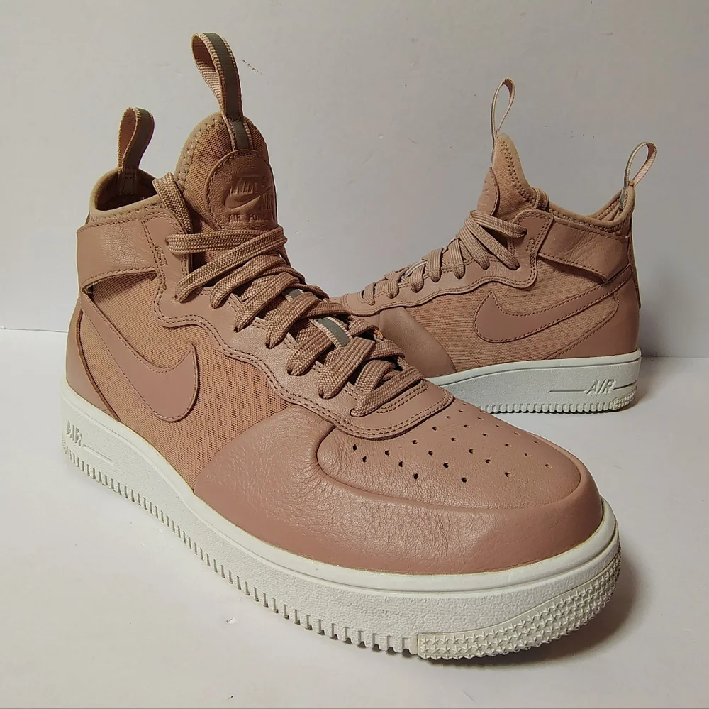 Nike Women's Air Force 1 Ultraforce Mid Lace-Up Sneakers Pink Size 10